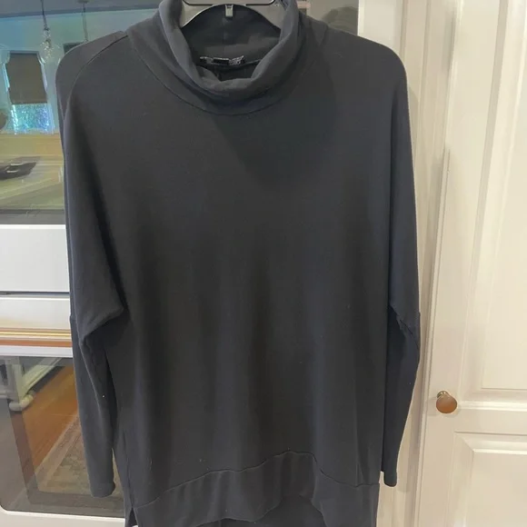 Tribal Brand Black Cowl Neck Tunic - Picture 2 of 10